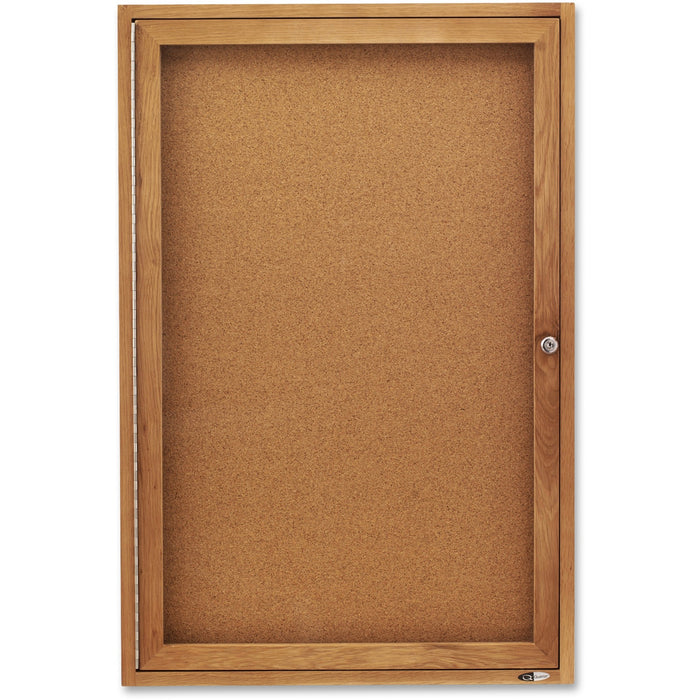 Quartet Enclosed Bulletin Board for Indoor Use - QRT363