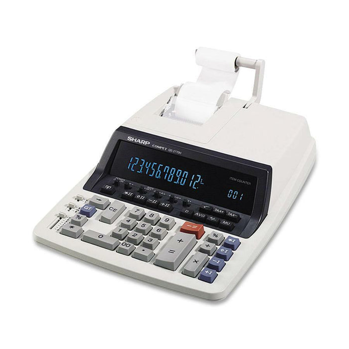 Sharp QS-2770H 12 Digit Professional Heavy Duty Commercial Printing Calculator - SHRQS2770H