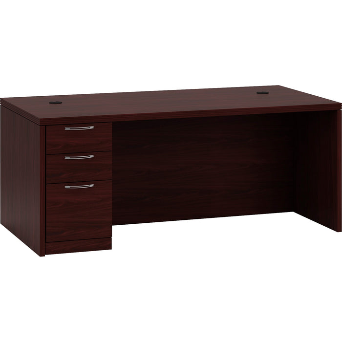 HON Valido Left Pedestal Desk, 72"W - 3-Drawer - HON115896LAFNN