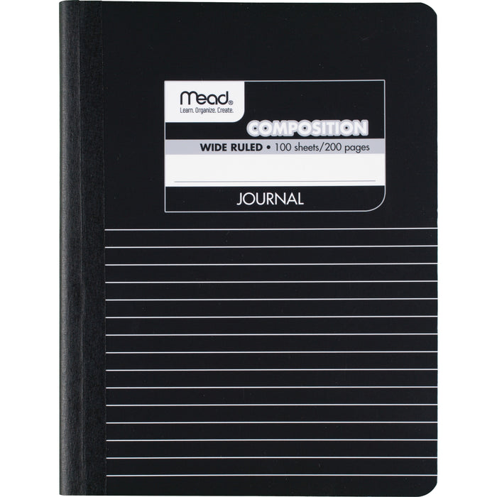 Mead Square Deal Black Marble Journal - MEA09920