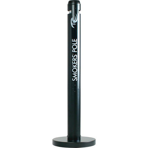 Rubbermaid Commercial Freestanding Smoker's Pole - RCPR1BK Rubbermaid Commercial Products