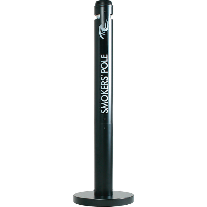 Rubbermaid Commercial Freestanding Smoker's Pole - RCPR1BK Rubbermaid Commercial Products