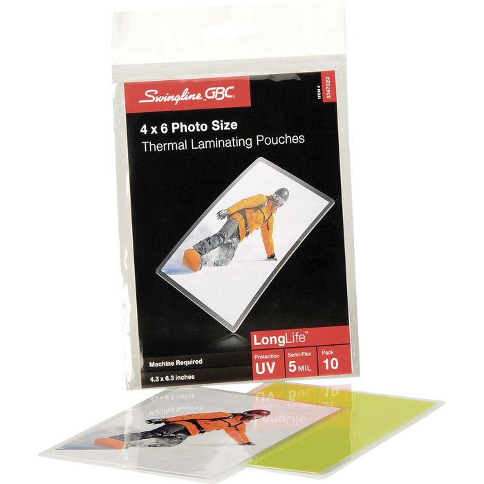 GBC Ultra Clear Thermal Laminating Photo Pouches - GBC3747322
