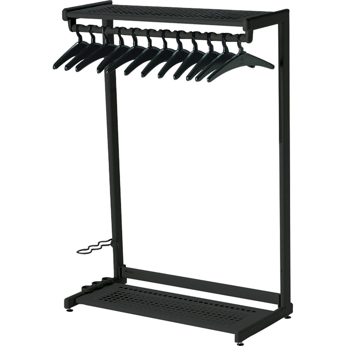 Quartet Two-Shelf Garment Rack - Freestanding - 12 Hangers Included - QRT20224