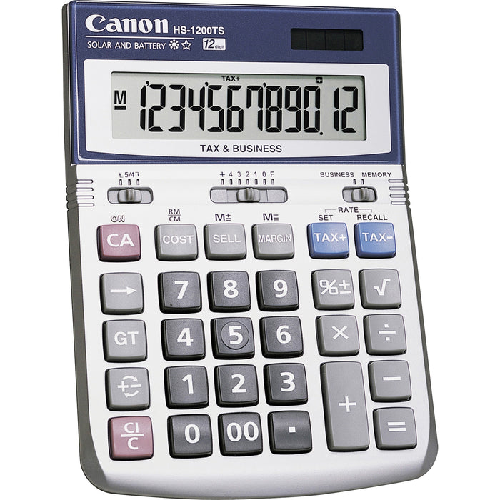 Canon HS-1200TS 12-Digit Angled Display Calculator - CNMHS1200TS