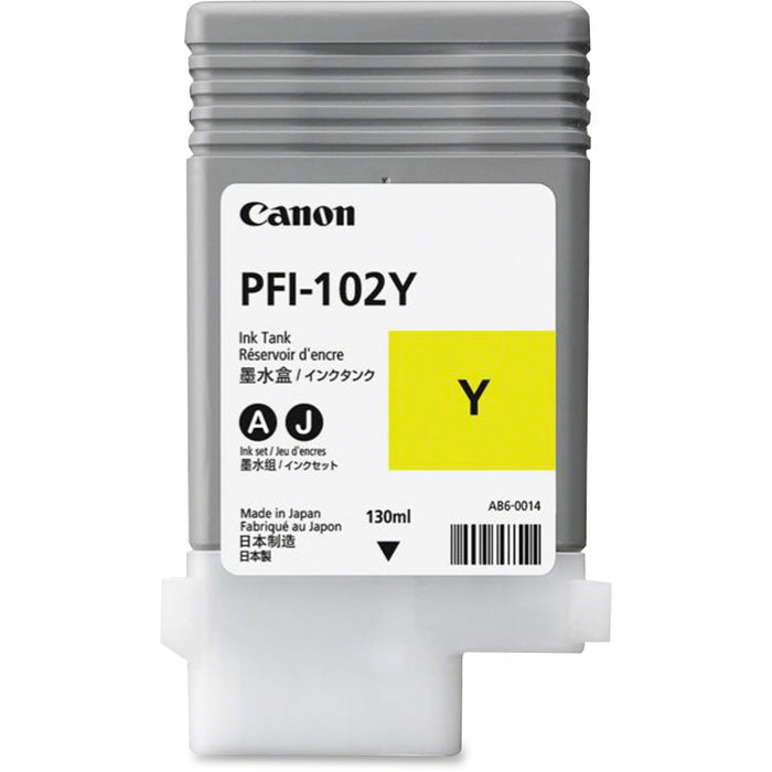 Canon PFI-102Y Original Ink Cartridge - CNM0898B001AA