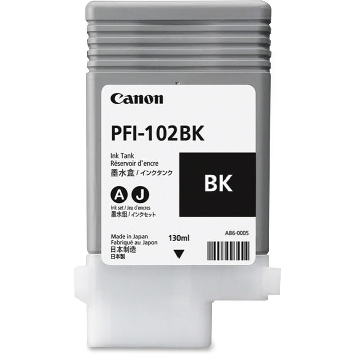 Canon PFI-102BK Original Ink Cartridge - CNM0895B001AA