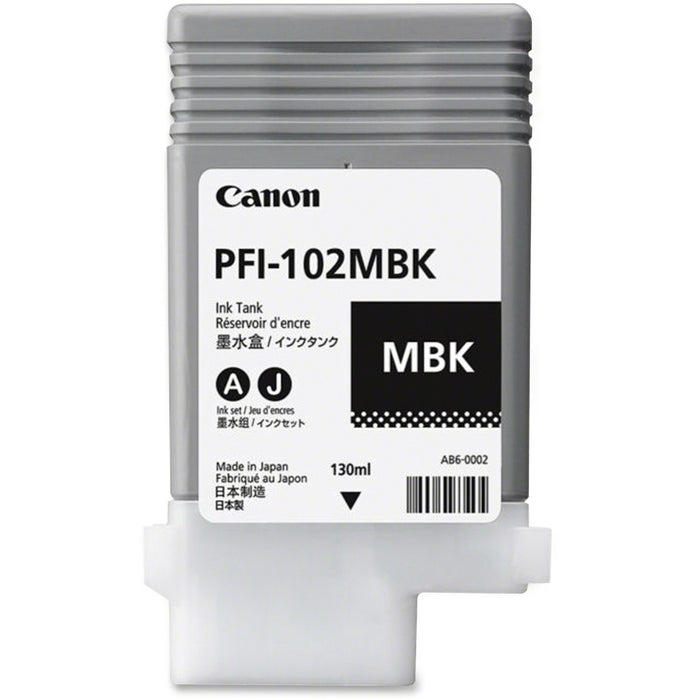 Canon PFI-102MBK Original Ink Cartridge - CNM0894B001AA