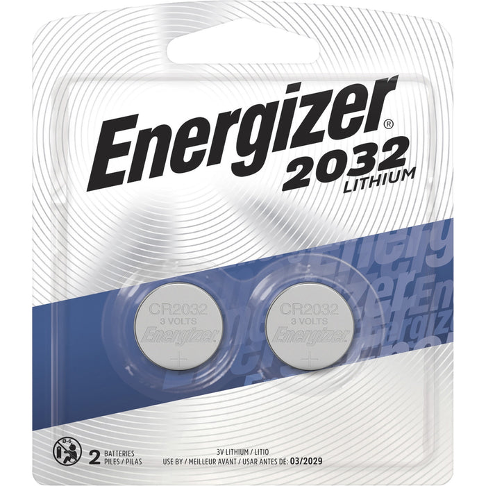 Energizer 2032 Lithium Coin Battery, 2 Pack - EVE2032BP2