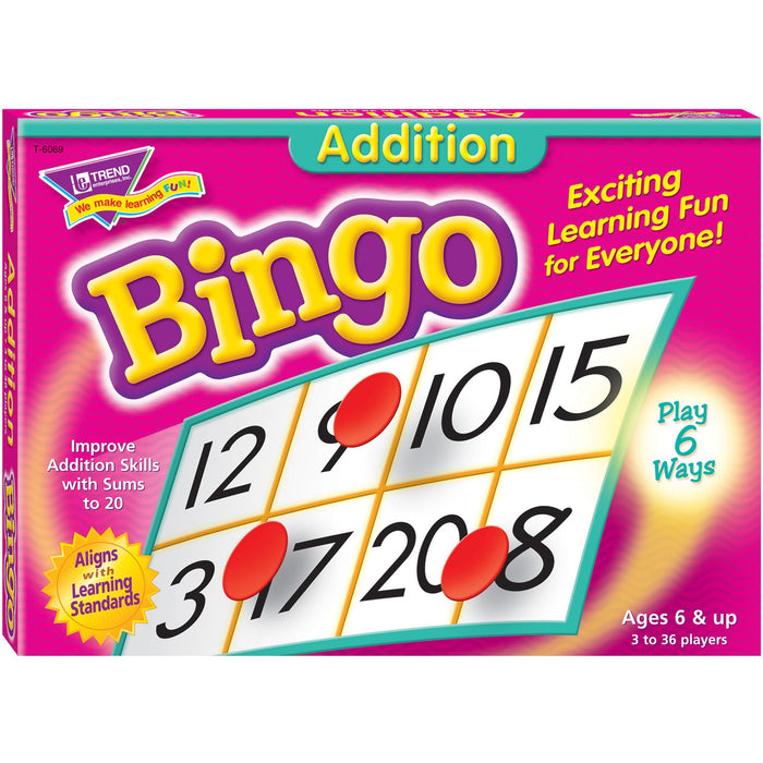 Trend Addition Bingo Game - TEPT6069
