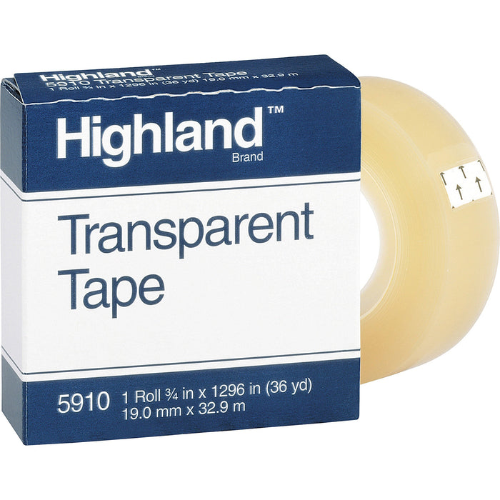 Highland Transparent Light-duty Tape - MMM5910341296