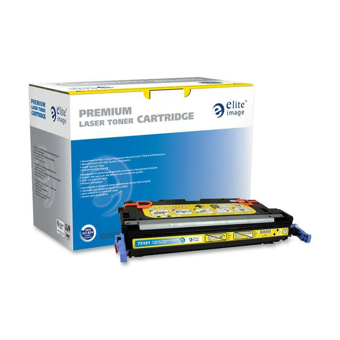 Elite Image Remanufactured Laser Toner Cartridge - Alternative for HP 502A (Q6472A) - Yellow - 1 Each - ELI75181
