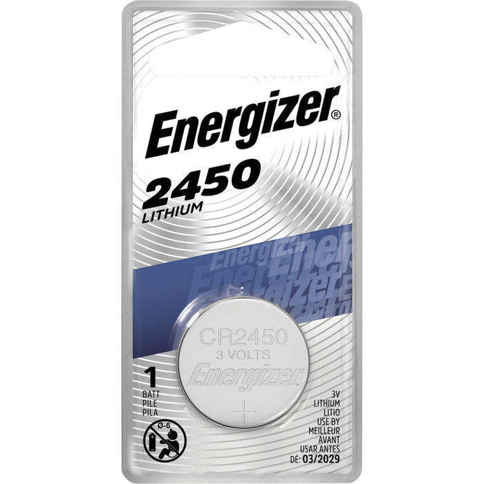 Energizer 2450 Lithium Coin Battery, 1 Pack - EVEECR2450BP
