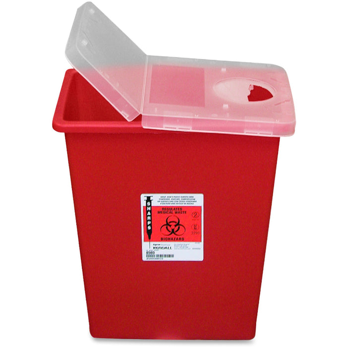 Covidien Kendall Sharps Containers with Hinged Lid - CVDSSHL100980