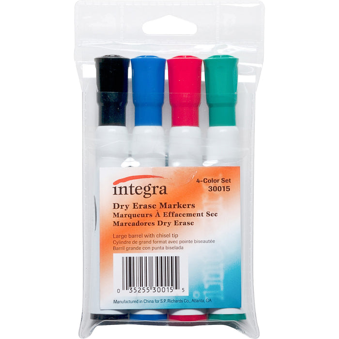 Integra Chisel Point Dry-erase Markers - ITA30015