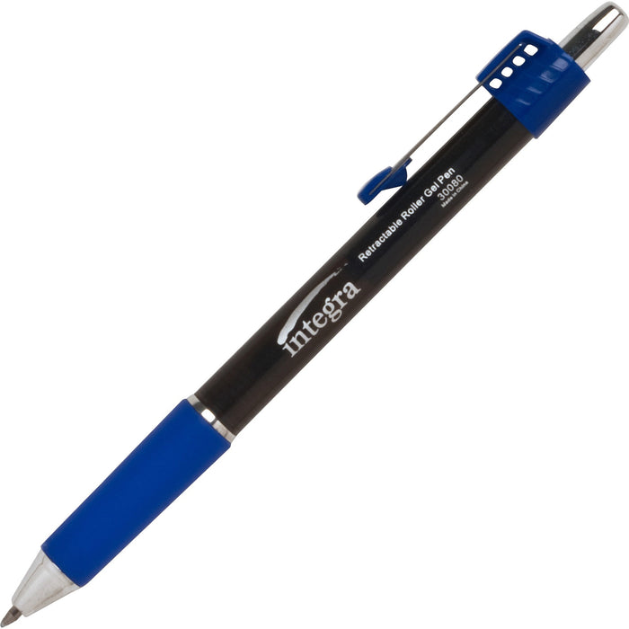 Integra Retractable Roller Gel Pen with Metal Clip - ITA30080