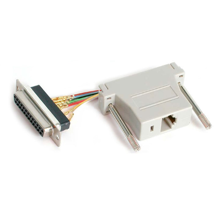 StarTech.com DB25 to RJ45 Modular Adapter - Serial adapter - DB-25 (F) - RJ-45 (F) - STCGC258FF