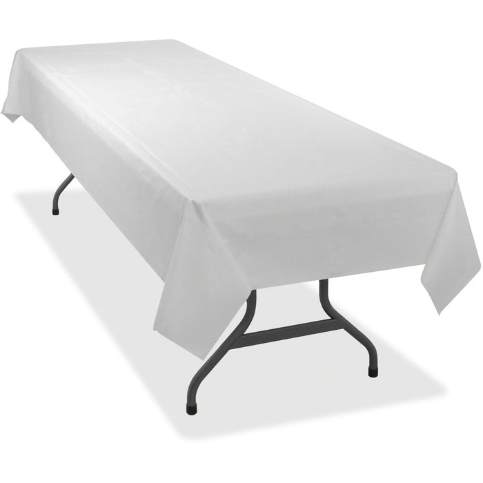 Tablemate Heavy-duty Plastic Table Covers - TBL549WH