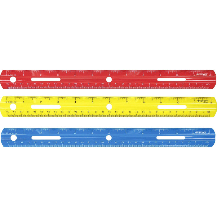Westcott 12" Plastic Ruler - ACM10526 Acme United Corporation