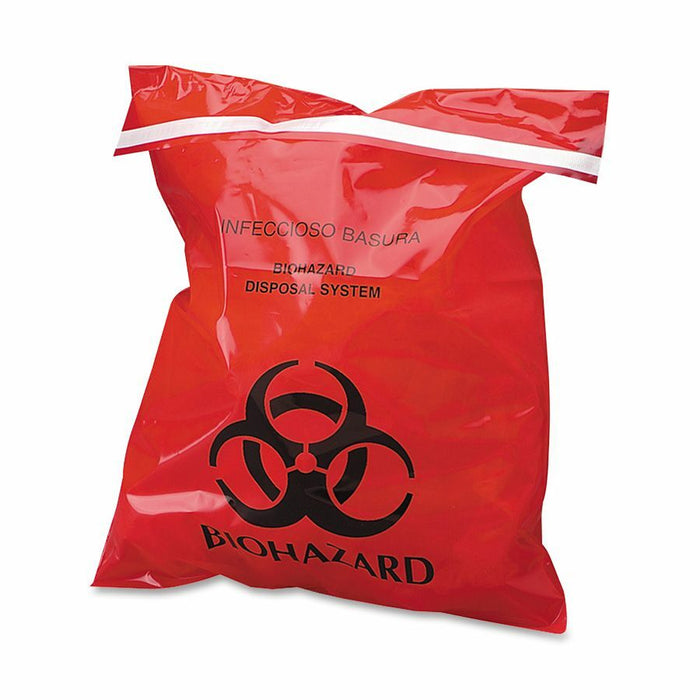 CareTek Stick-On Biohazard Infectious Waste Bags - CTKCTRB042910