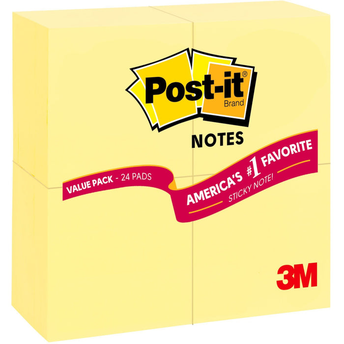 Post-it&reg; Notes Original Notepads - MMM65424VADB