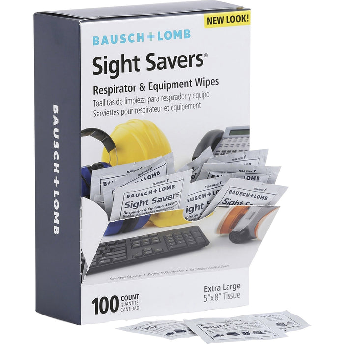 Bausch + Lomb Sight Savers XL Equipment Wipes - BAL8595