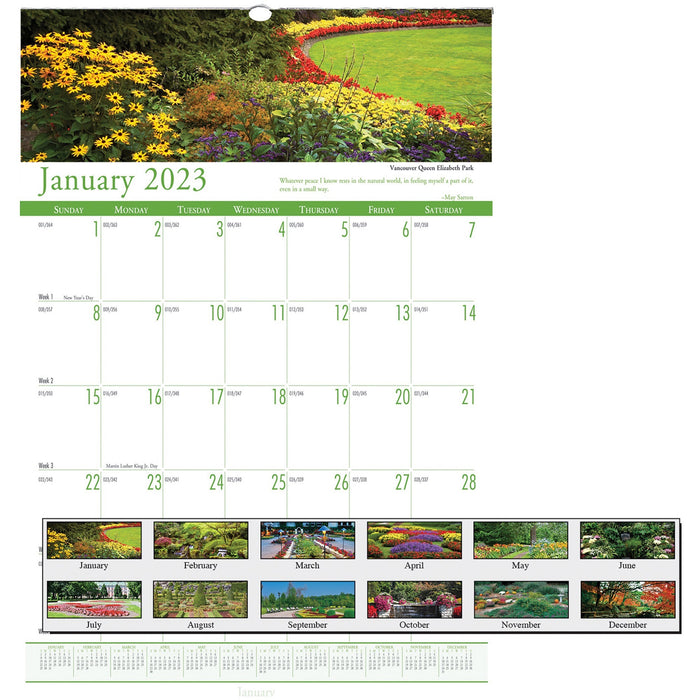 House of Doolittle Earthscapes Gardens Wall Calendar - HOD303