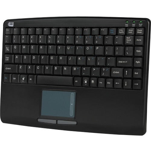Adesso AKB-410UB Slim Touch Mini Keyboard with Built in Touchpad - ADEAKB410UB