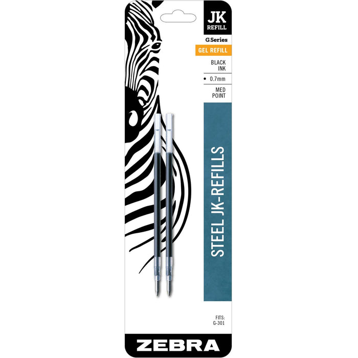Zebra Pen G-301 JK Gel Stainless Steel Pen Refill - ZEB88112