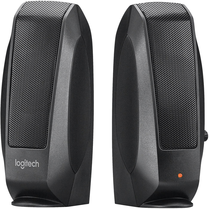 Logitech S-120 2.0 Speaker System - 2.30 W RMS - Black - LOG980000012