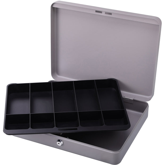 Sparco All-Steel Locking Cash Box with Tray - SPR15500