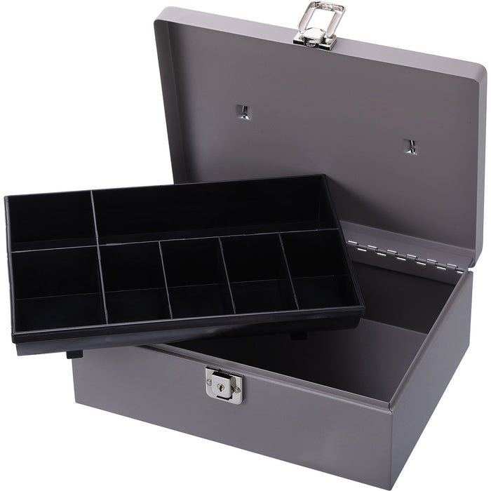Sparco All-Steel Cash Box with Latch Lock - SPR15501