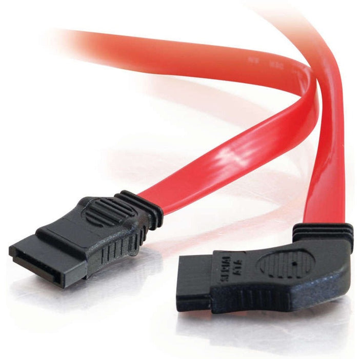 C2G 36in 7-pin 180&deg; to 90&deg; 1-Device Side Serial ATA Cable - CGO10187