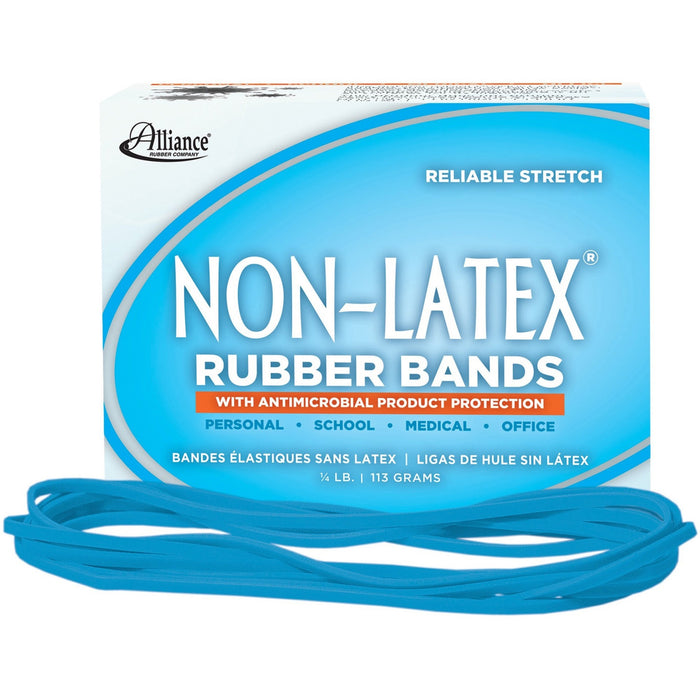 Alliance Rubber 42179 Non-Latex Rubber Bands with Antimicrobial Protection - Size #117B - ALL42179