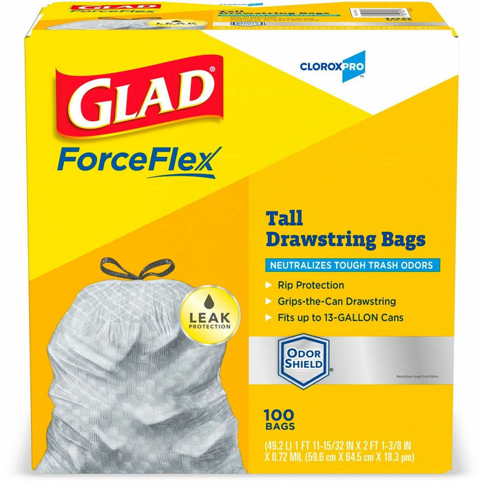 CloroxPro&trade; ForceFlex Tall Kitchen Drawstring Trash Bags - CLO70427
