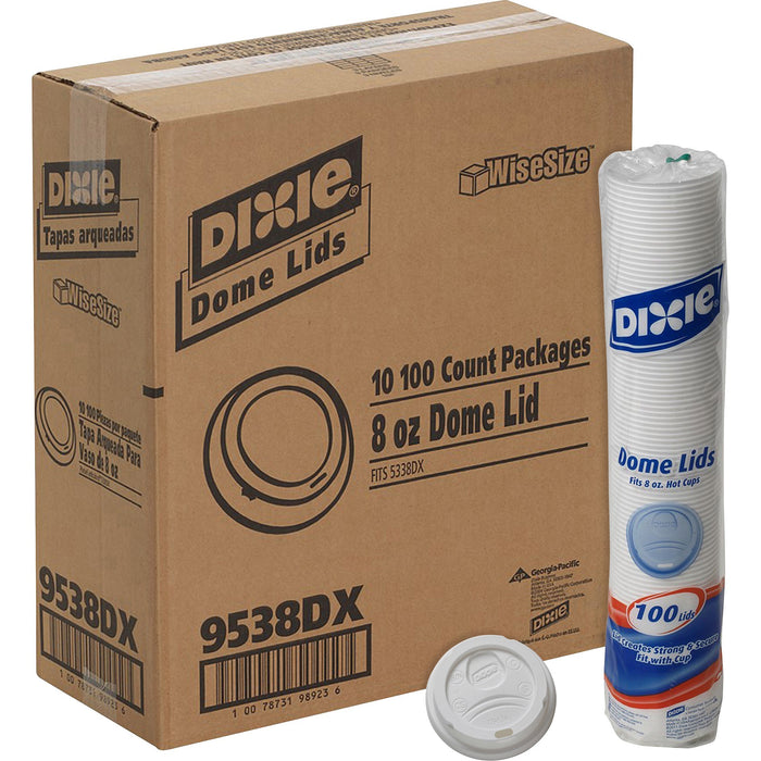 Dixie Small Hot Cup Lids by GP Pro - DXE9538DXCT