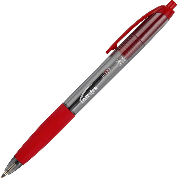 Integra Rubber Grip Retractable Pens - ITA36177