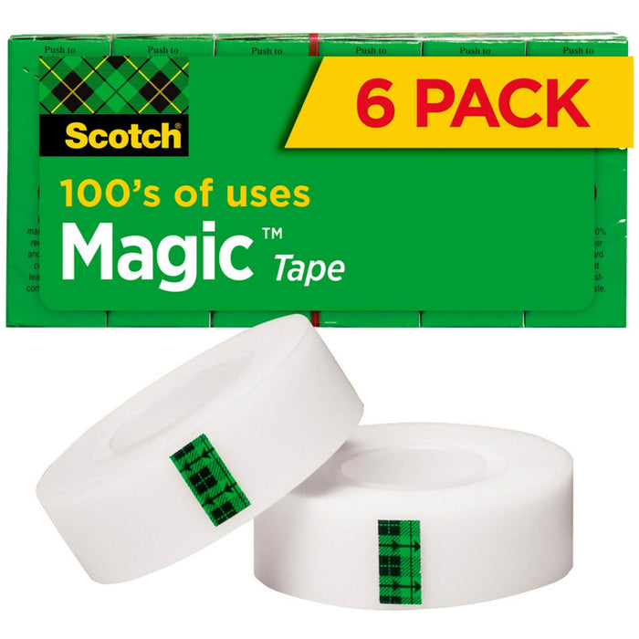 Scotch 3/4"W Magic Tape - MMM8106PK
