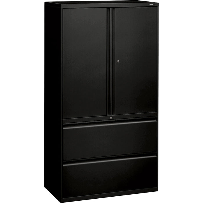 HON 800 Series Wide Lateral File with Storage Cabinet - 2-Drawer - HON885LSP
