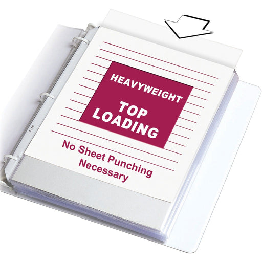C-Line Heavyweight Poly Sheet Protectors - CLI62097 C-Line Products, Inc