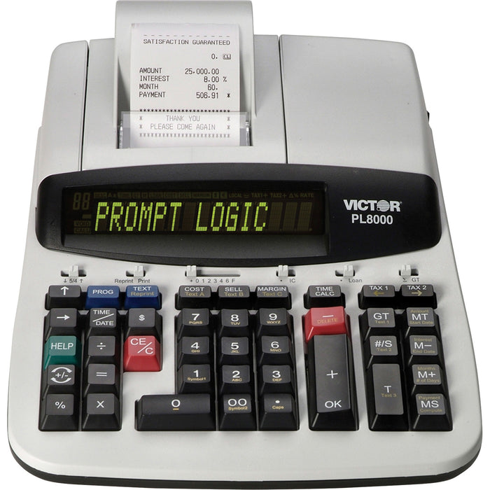 Victor PL8000 14 Digit Heavy Duty Thermal Printing Calculator - VCTPL8000