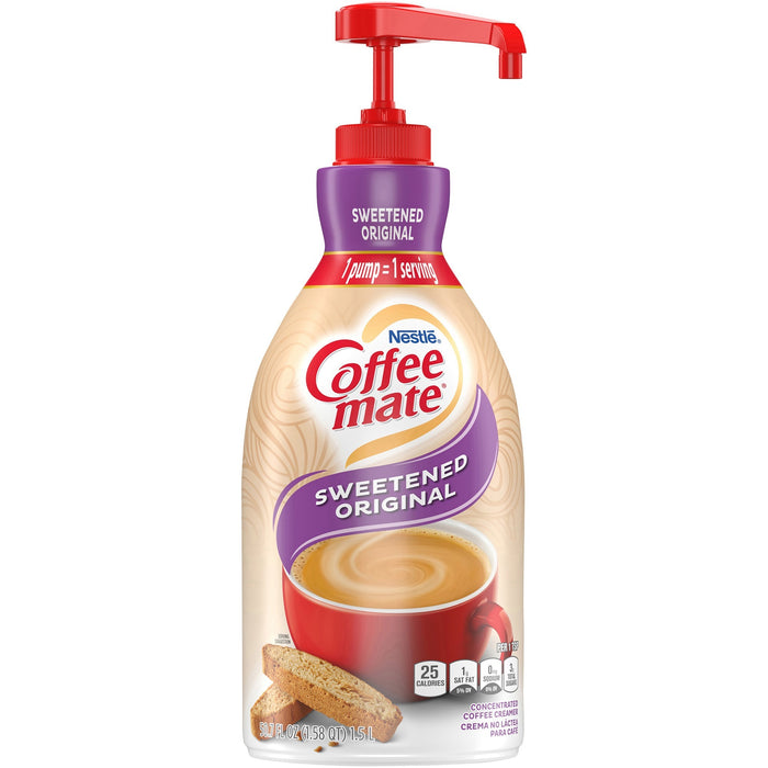 Coffee mate Sweetened Original Gluten-Free Liquid Creamer - Pump Bottle - NES13799
