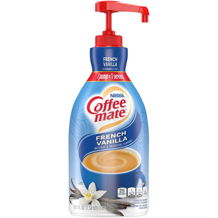 Coffee mate French Vanilla Gluten-Free Liquid Creamer - Pump Bottle - NES31803