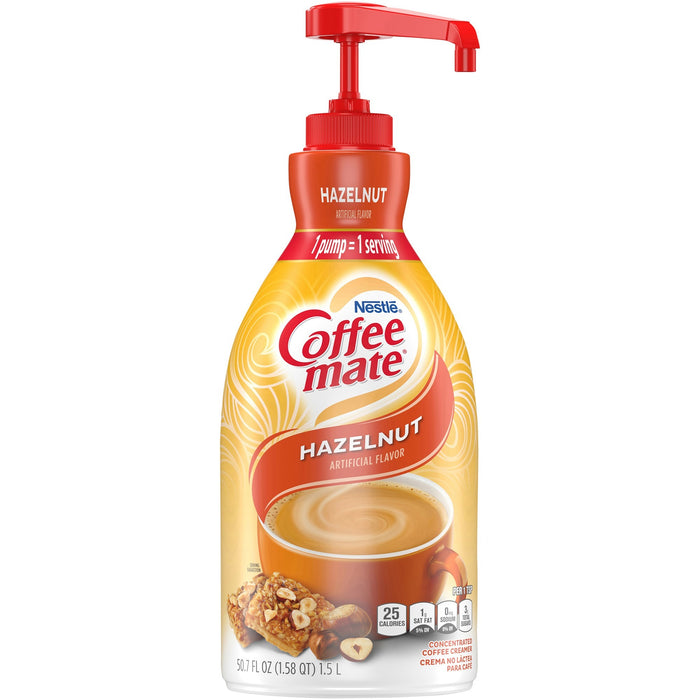 Coffee mate Hazelnut Gluten-Free Liquid Creamer - Pump Bottle - NES31831