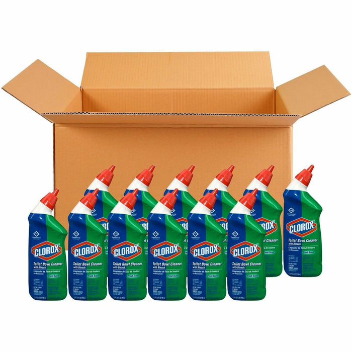 Clorox Commercial Solutions Manual Toilet Bowl Cleaner w/ Bleach - CLO00031CT