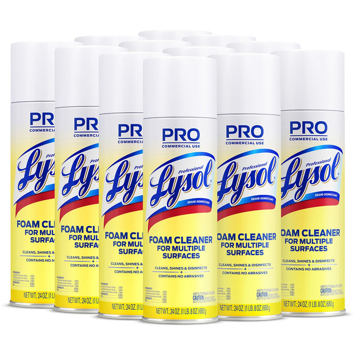 Professional Lysol Disinfectant Foam Cleaner - RAC02775CT