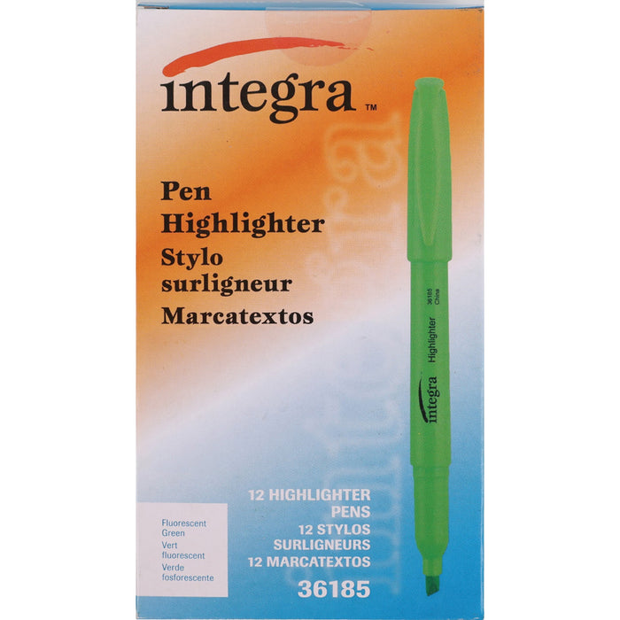 Integra Pen Style Fluorescent Highlighters - ITA36185