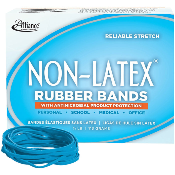 Alliance Rubber 42339 Non-Latex Rubber Bands with Antimicrobial Protection - Size #33 - ALL42339