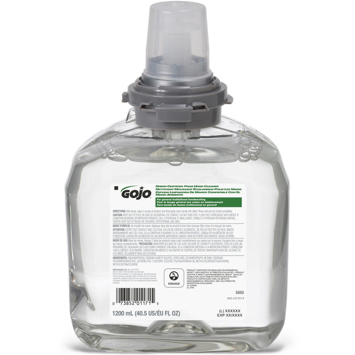 Gojo&reg; TFX Dispenser Green Certified Foam Hand Cleaner - GOJ566502