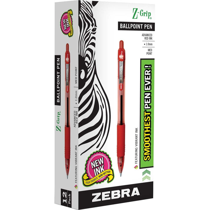 Zebra Z-Grip Retractable Ballpoint Pens - ZEB22230